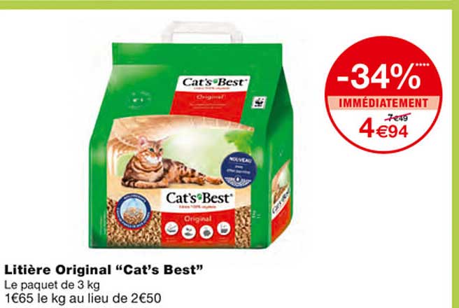 Litière Original "cat's Best"