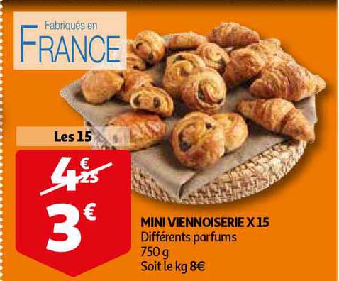 mini viennoiserie x15