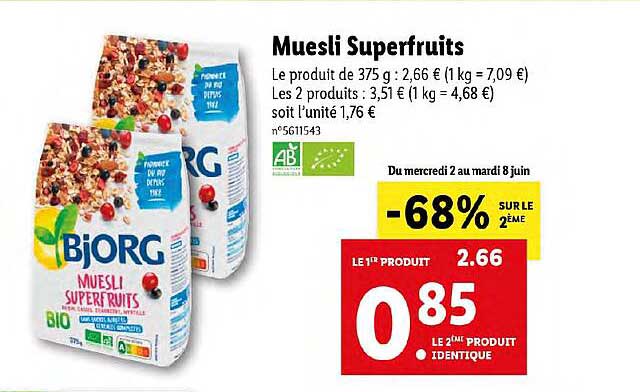 Muesli Superfruits