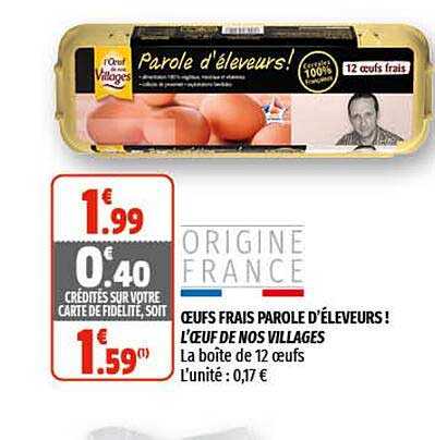 oeufs frais parole d'éleveurs ! l'œuf de nos villages