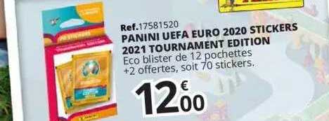 panini uefa euro 2020 stickers 2021 tournament edition