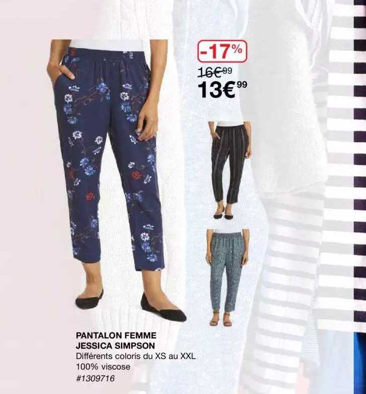 pantalon femme jessica simpson