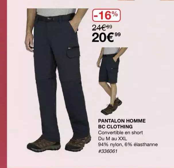 Pantalon Homme Bc Clothing