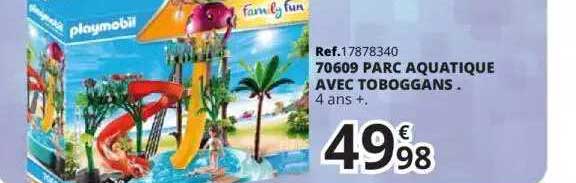 parc aquatique avec toboggans