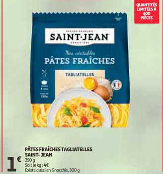 pâtes fraîches tagliatelles saint-jean