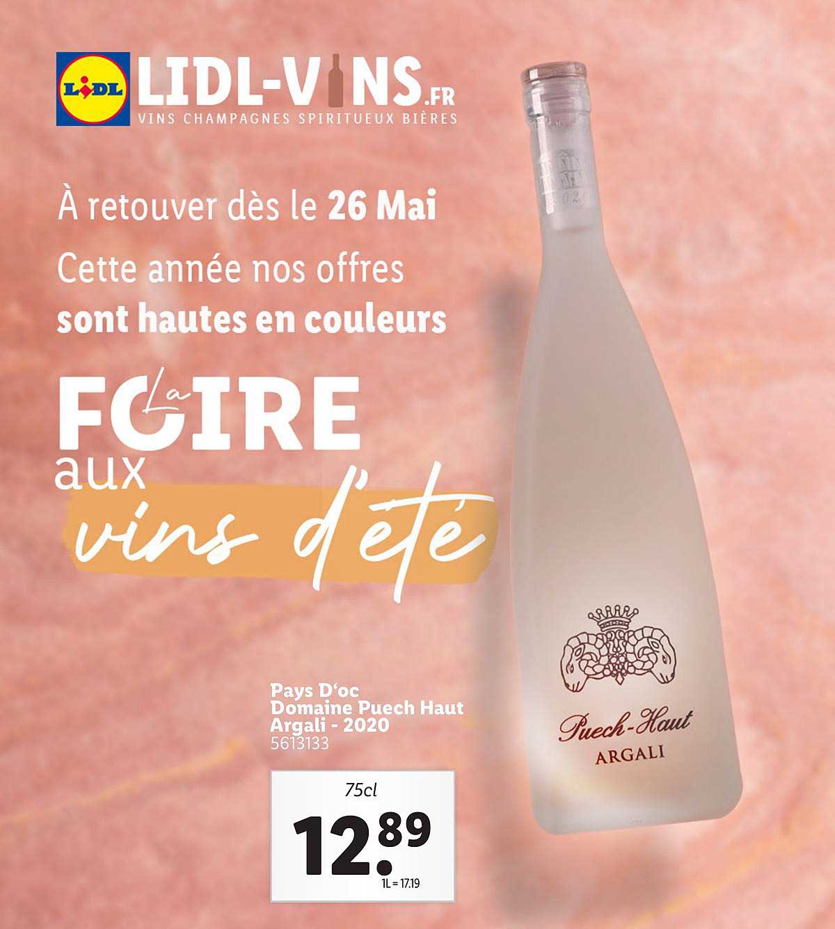 pays d'oc domaine puech haut argali 2020