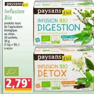 paysans infusion bio digestion, detox
