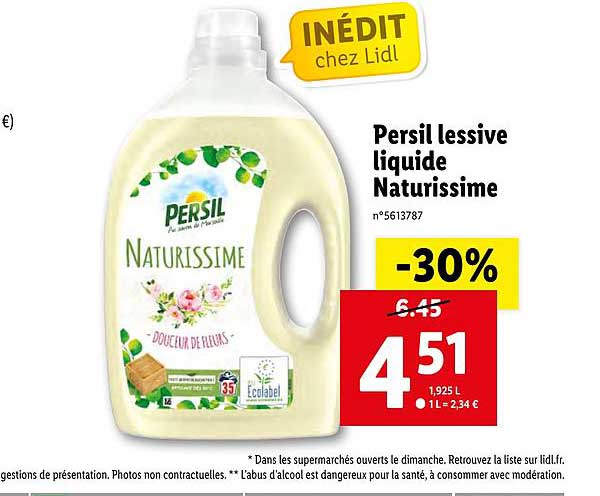 Persil Lessive Liquide Naturissime
