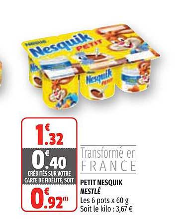Petit Nesquik Nestlé