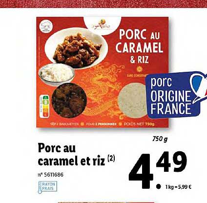 Porc Au Caramel Et Riz