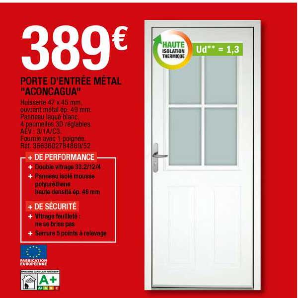 porte d'entrée métal "aconcagua"