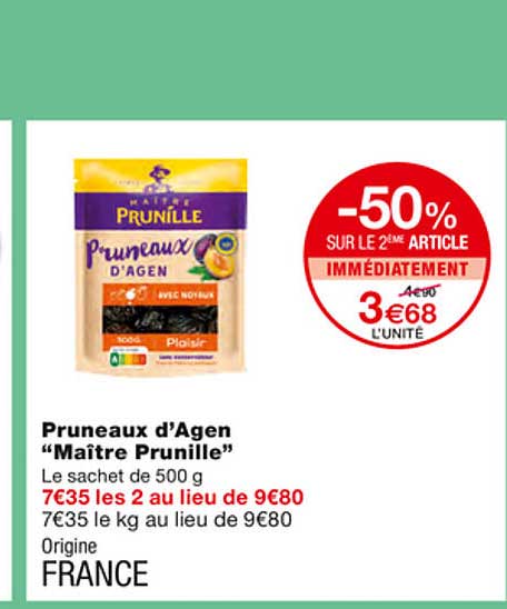 pruneaux d'agen "maître prunille"