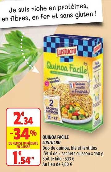 Quinoa Facile Lustucru