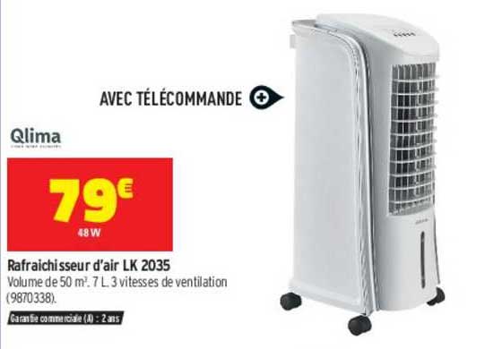 rafraîchisseur d'air lk 2035 qlima