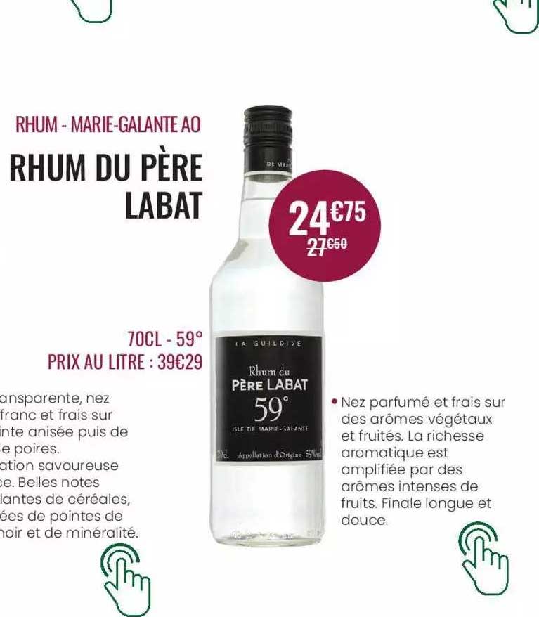 rhum - marie-galante aop rhum du père labat