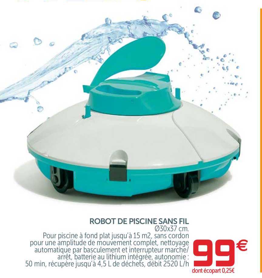 Robot De Piscine Sans Fil