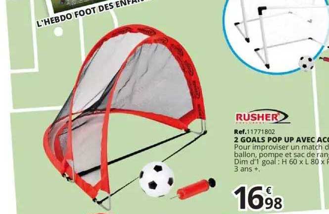 rusher 2 goals pop up avec