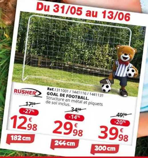 rusher goal de football