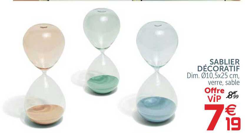sablier décoratif