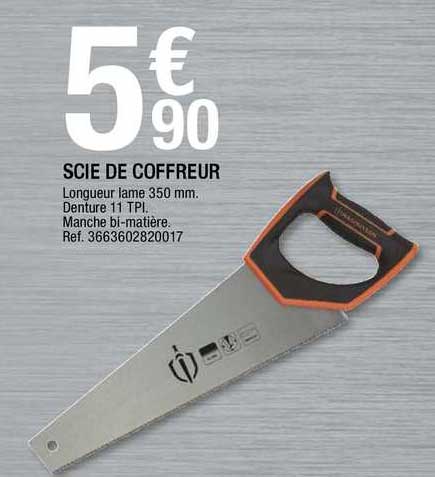 scie de coffreur