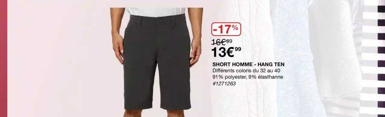 short homme-hang ten