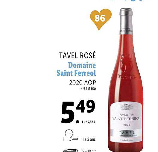 tavel rose domaine saint ferreol