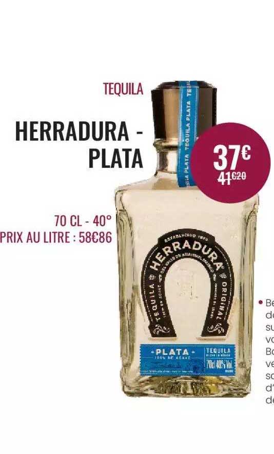 tequila herradura - plata
