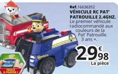 vehicule rc pat' patrouille 2 4ghz