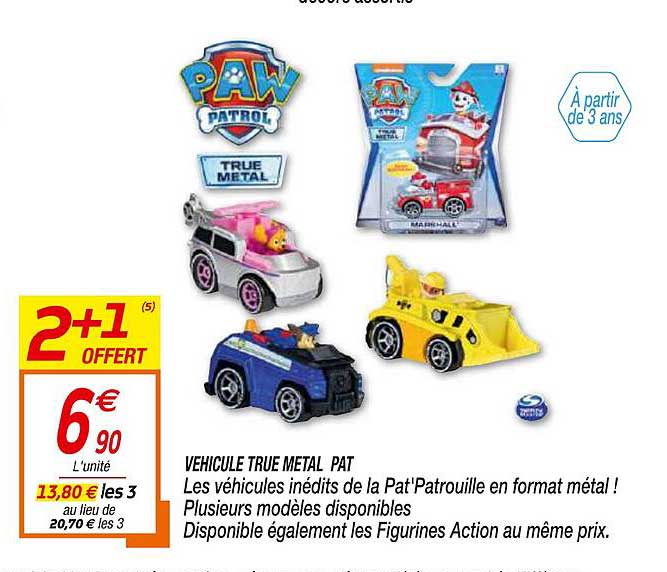 véhicule true métal pat