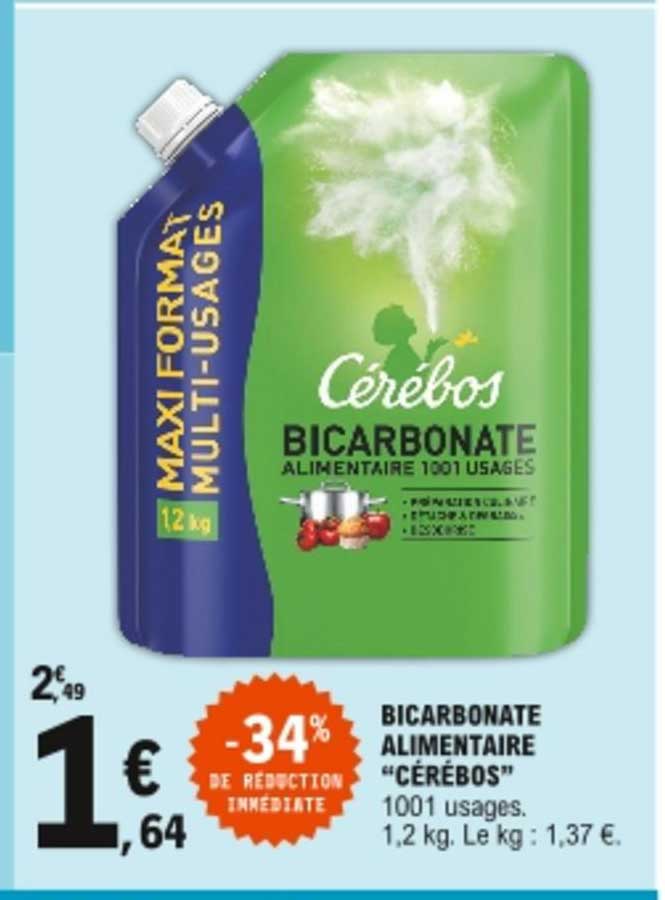 Bicarbonate Alimentaire "cérébos"