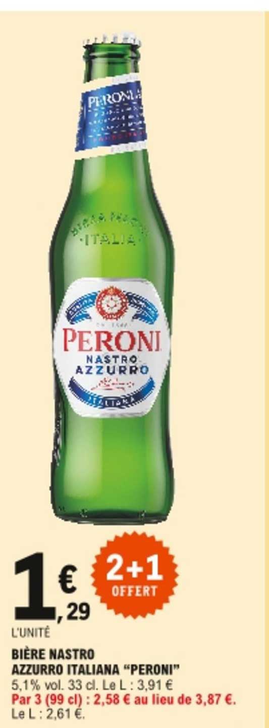 bière nastro azzurro italiana "peroni"