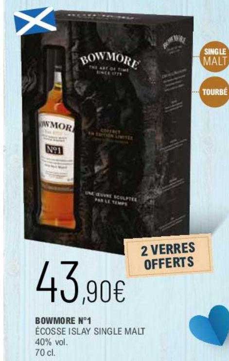 bowmore n°1 écosse islay single malt