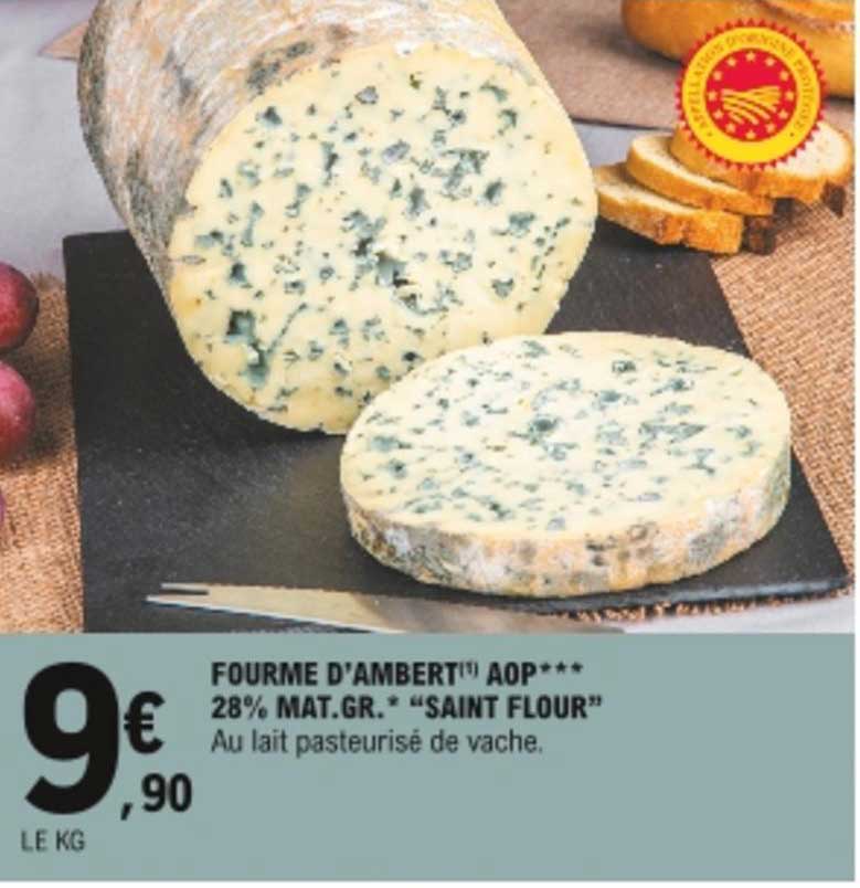 fourme d'ambert aop 28% mat. gr. "saint flour"