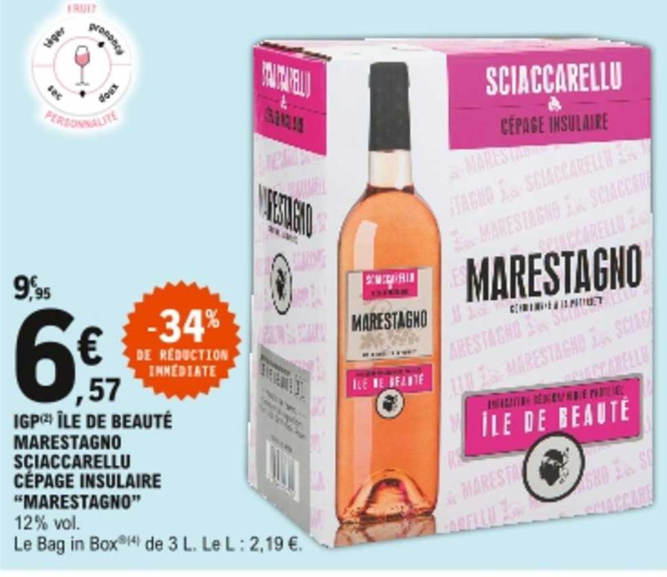 Igp île De Beauté Marestagno Sciaccarellu Cépage Insulaire "marestagno"