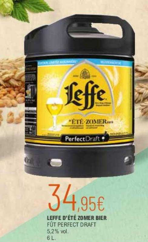 leffe d'été zomer bier fût perfect draft