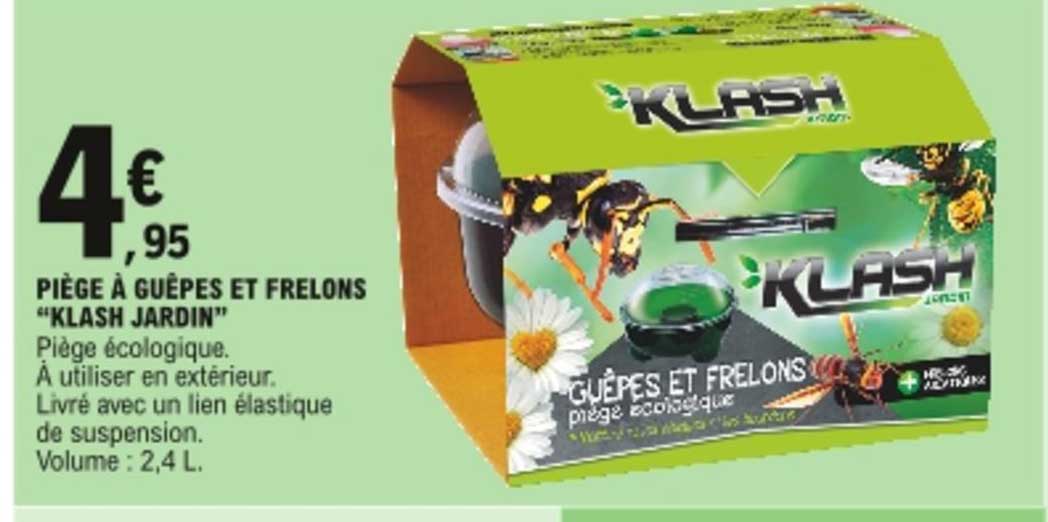 piège à guêpes et frelons "klash jardin"