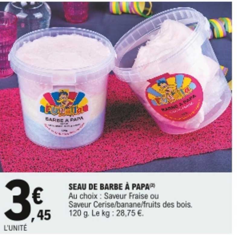 seau de barbe à papa