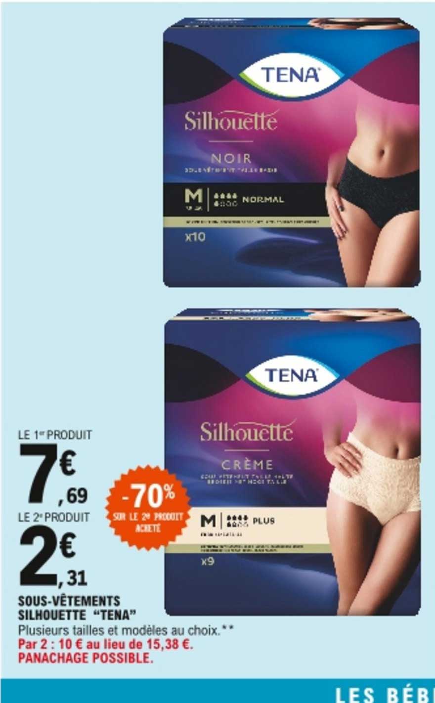 sous-vêtements silhouette "tena"