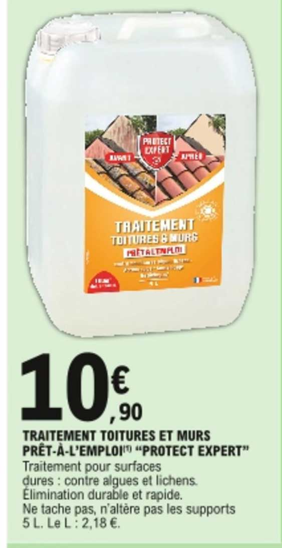 traitement toitures et murs prêt-à-l'emploi protect expert