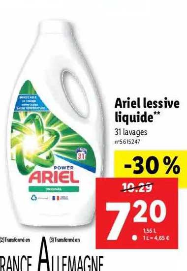 Ariel Lessive Liquide