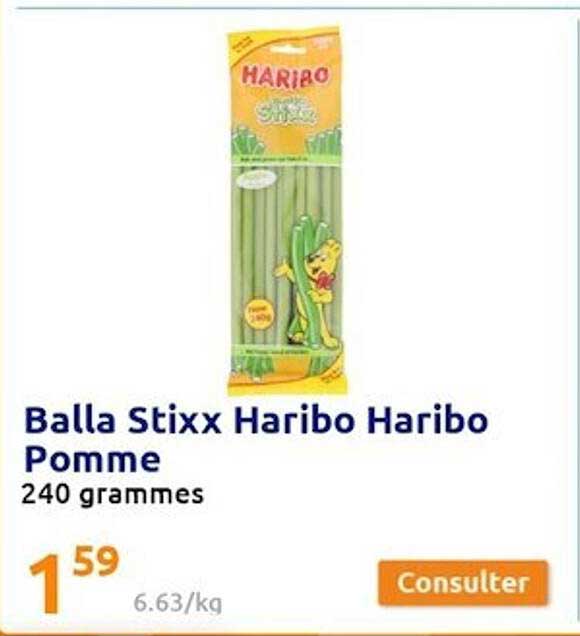 balla stixx haribo haribo pomme