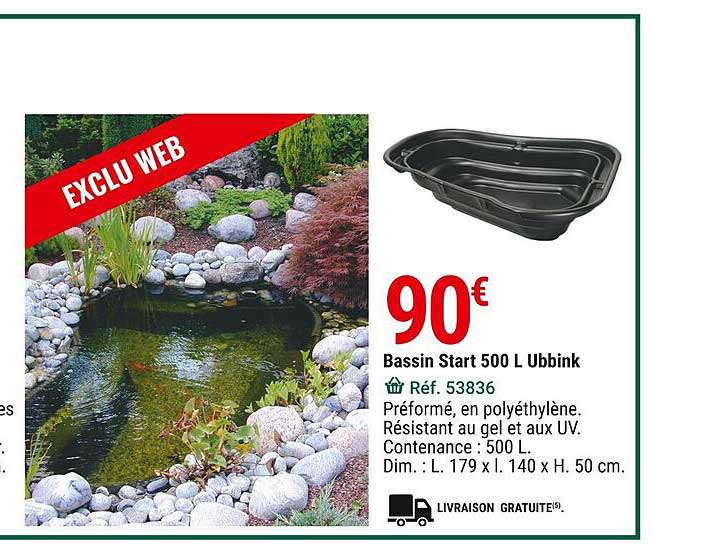 bassin start 500 l ubbink