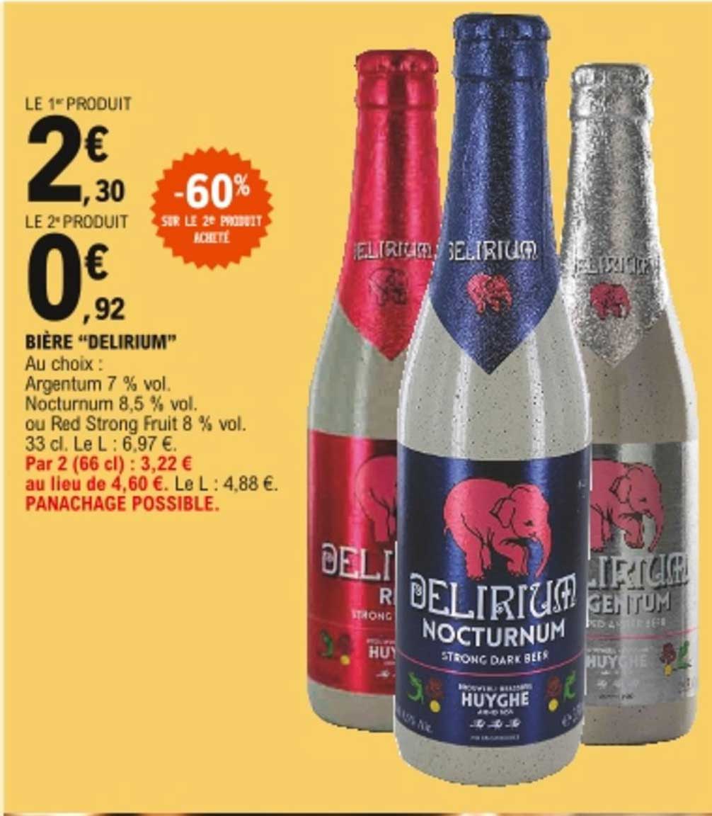 Bière "delirium"