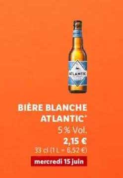 Bière Blanche Atlantic
