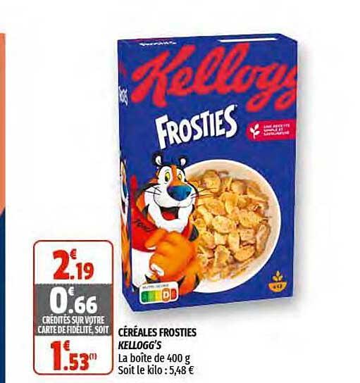 Céréales Frosties Kellogg's