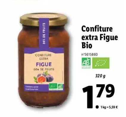 Confiture Extra Figue Bio