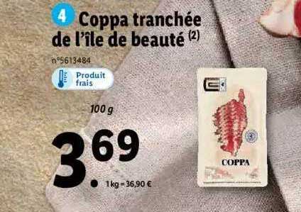 coppa tranchée de l'île de beauté
