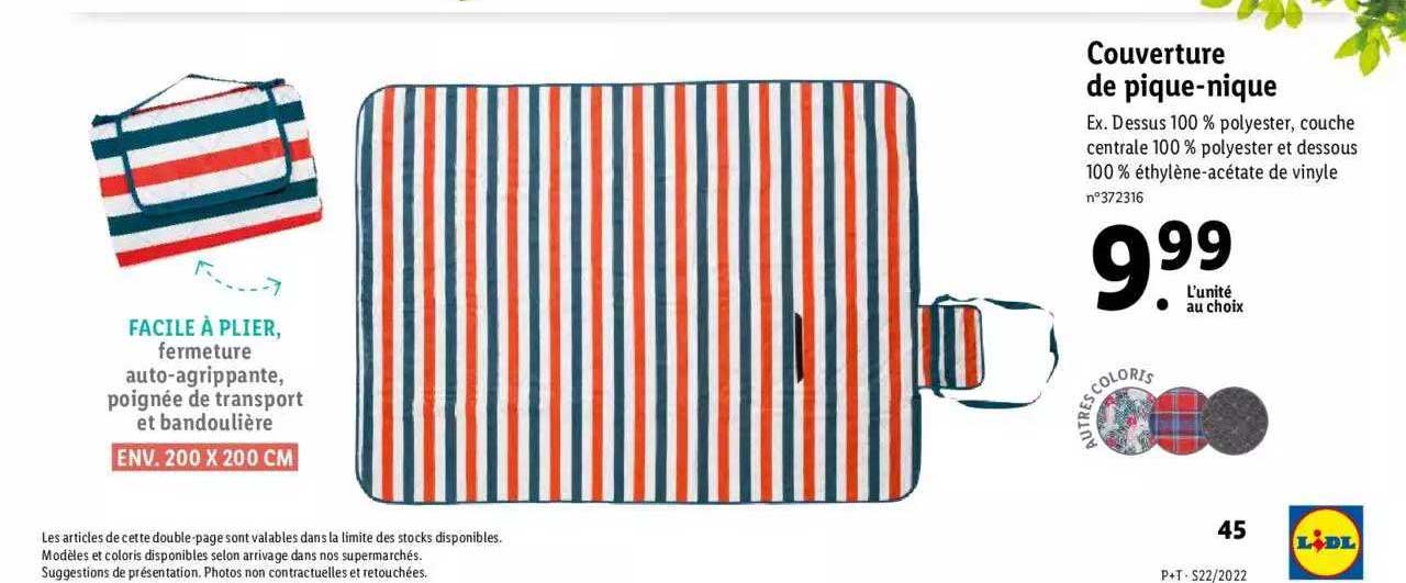 couverture de pique-nique