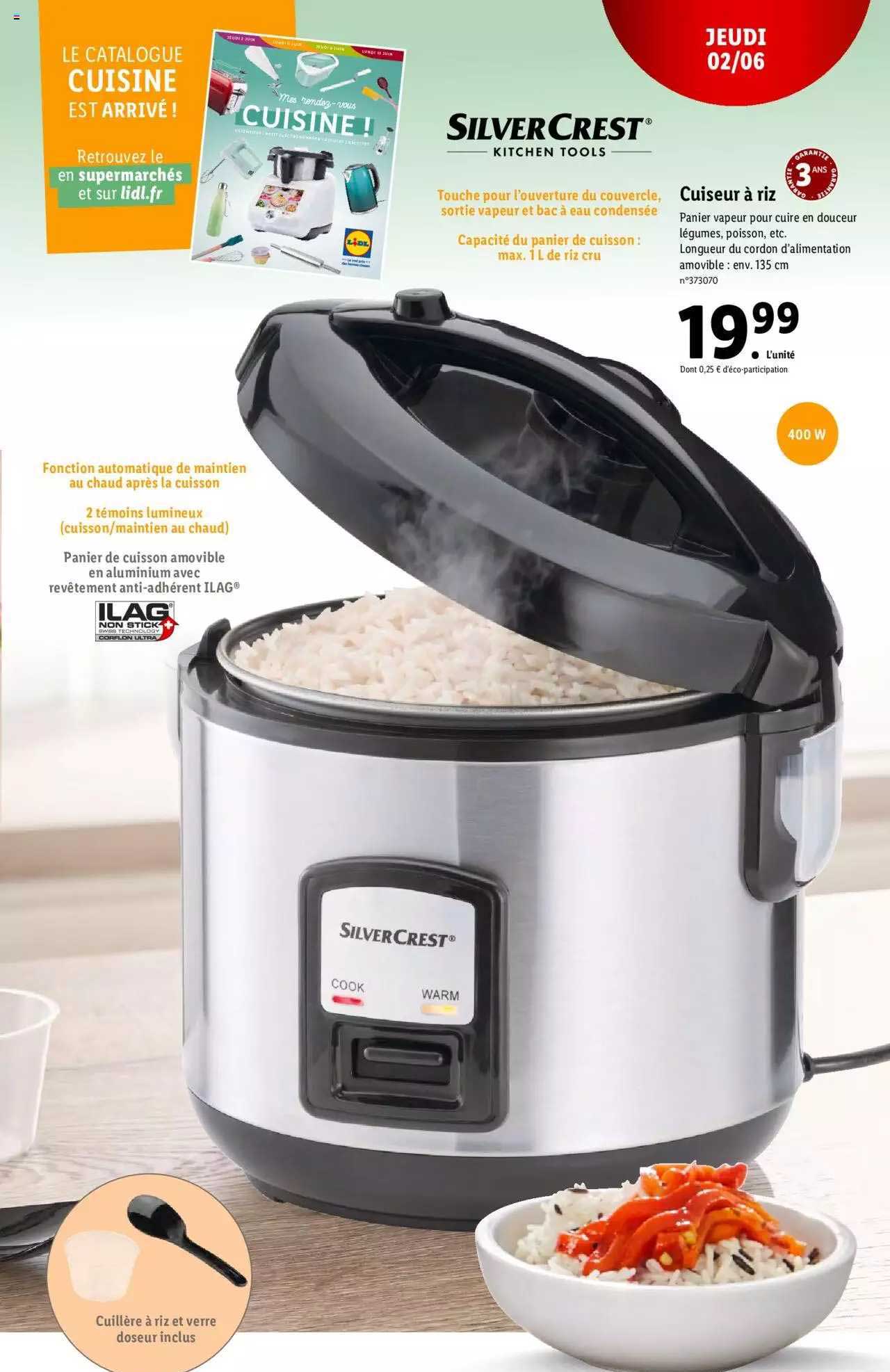 Cuiseur à Riz SilverCrest