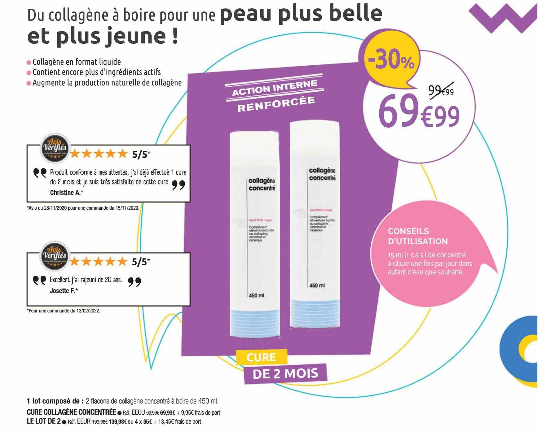 cure collagène concentrée